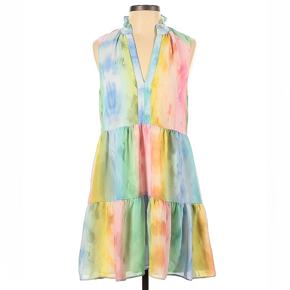 Sold Out Amanda Uprichard Saffron Dress in Tie Dye